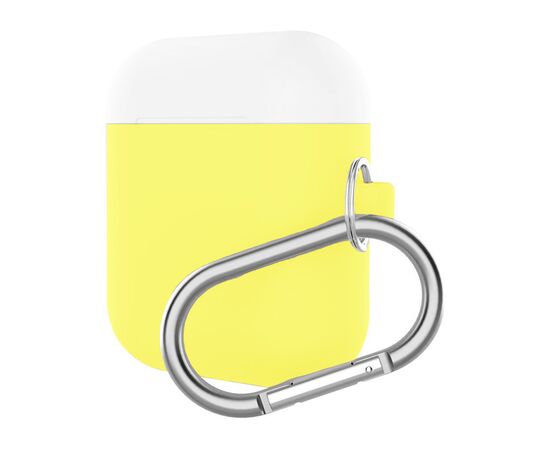 Чохол для навушників Armorstandart Hang Case для Apple AirPods Yellow/White (ARM53767)