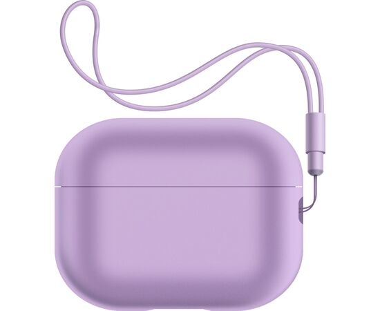 Чохол для навушників Armorstandart Silicone Case with straps для Apple Airpods Pro 2 Pink Purple (ARM68613)