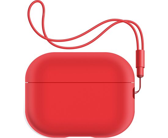 Чохол для навушників Armorstandart Silicone Case with straps для Apple Airpods Pro 2 Red (ARM68614)