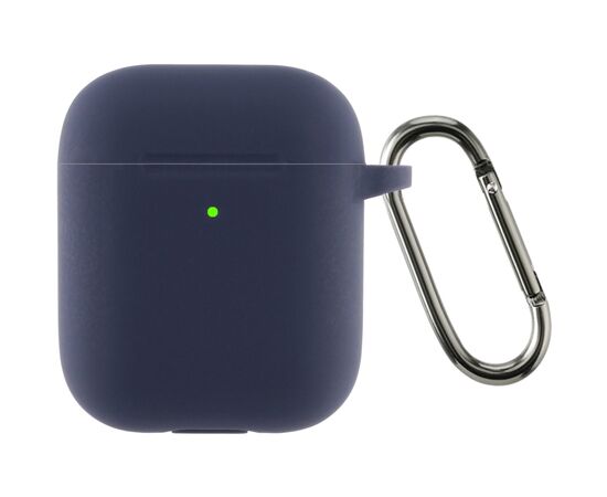 Чехол для наушников Armorstandart Silicone Case With Hook для Apple AirPods 2 Dark Blue (ARM59681)