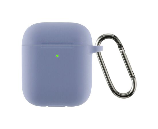 Чехол для наушников Armorstandart Ultrathin Silicone Case With Hook для Apple AirPods 2 Lavender Grey (ARM59684)