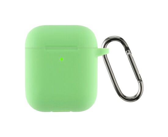 Чехол для наушников Armorstandart Ultrathin Silicone Case With Hook для Apple AirPods 2 Spearmint (ARM59693)