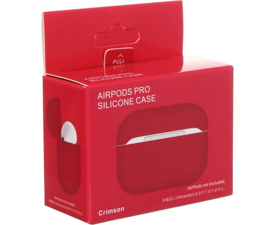Чехол для наушников Armorstandart Ultrathin Silicone Case для Apple AirPods Pro Crimson (ARM55964), изображение 3 Чехол для наушников Armorstandart Ultrathin Silicone Case для Apple AirPods Pro Crimson (ARM55964), изображение 3