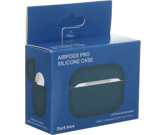 Чехол для наушников Armorstandart Ultrathin Silicone Case для Apple AirPods Pro Dark Blue (ARM55953), изображение 3 Чехол для наушников Armorstandart Ultrathin Silicone Case для Apple AirPods Pro Dark Blue (ARM55953), изображение 3