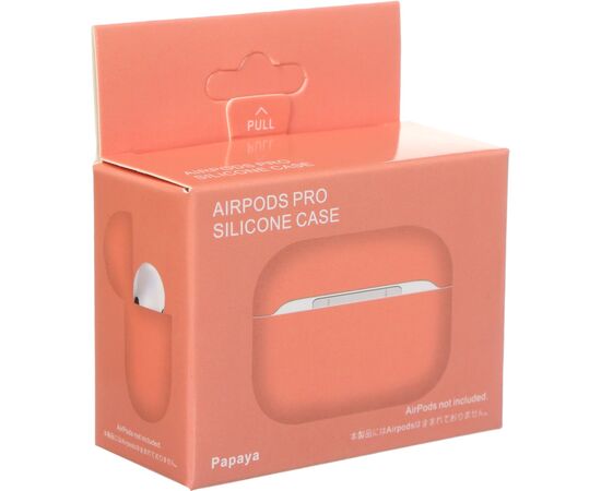 Чохол для навушників Armorstandart Ultrathin Silicone Case для Apple AirPods Pro Papaya (ARM55966), зображення 3 Чохол для навушників Armorstandart Ultrathin Silicone Case для Apple AirPods Pro Papaya (ARM55966), зображення 3