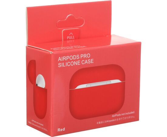 Чехол для наушников Armorstandart Ultrathin Silicone Case для Apple AirPods Pro Red (ARM55952), изображение 3 Чехол для наушников Armorstandart Ultrathin Silicone Case для Apple AirPods Pro Red (ARM55952), изображение 3