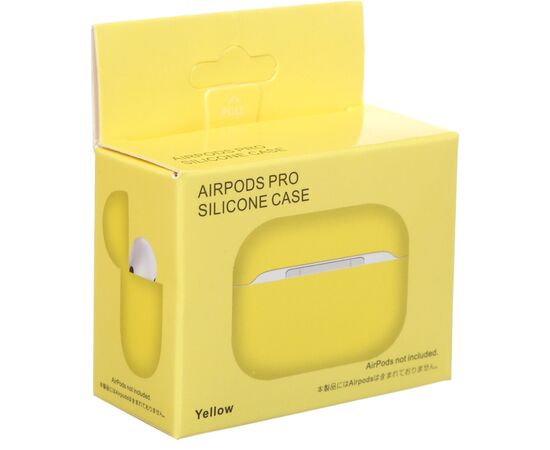Чехол для наушников Armorstandart Ultrathin Silicone Case для Apple AirPods Pro Yellow (ARM55963), изображение 3 Чехол для наушников Armorstandart Ultrathin Silicone Case для Apple AirPods Pro Yellow (ARM55963), изображение 3