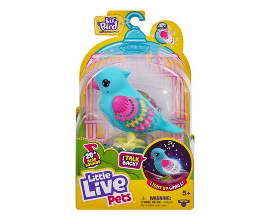 Интерактивная игрушка Moose Говорящая птичка Твит Твинкл со светом (26403), изображение 2 Интерактивная игрушка Moose Говорящая птичка Твит Твинкл со светом (26403), изображение 2