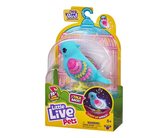 Интерактивная игрушка Moose Говорящая птичка Твит Твинкл со светом (26403), изображение 3 Интерактивная игрушка Moose Говорящая птичка Твит Твинкл со светом (26403), изображение 3