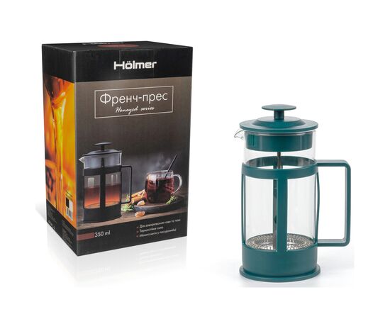 Френч-пресс Hölmer Honeyed FP-00350-PG 350 мл Green (FP-00350-PG Honeyed), изображение 6 Френч-пресс Hölmer Honeyed FP-00350-PG 350 мл Green (FP-00350-PG Honeyed), изображение 6
