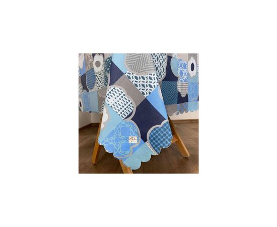 Скатерть Прованс водоотталкивающая Simfoni Синие цветы 220х140 см (4823093413108), изображение 4 Скатерть Прованс водоотталкивающая Simfoni Синие цветы 220х140 см (4823093413108), изображение 4