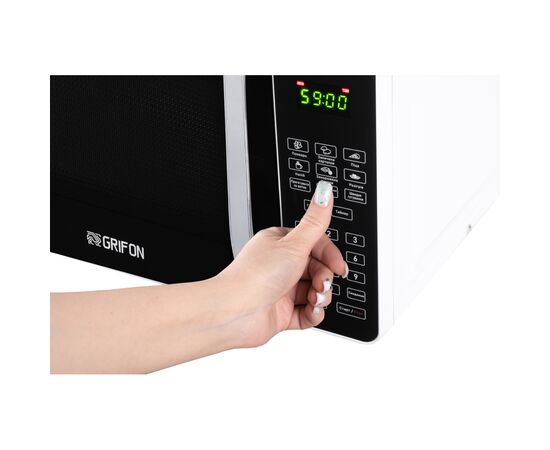 Микроволновая печь Grifon GR20FP0139W, изображение 9 Микроволновая печь Grifon GR20FP0139W, изображение 9