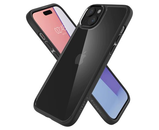 Чехол для мобильного телефона Spigen Apple iPhone 15 Plus Ultra Hybrid Matte Black (ACS06657), изображение 3 Чехол для мобильного телефона Spigen Apple iPhone 15 Plus Ultra Hybrid Matte Black (ACS06657), изображение 3