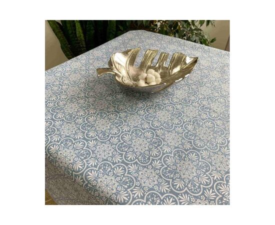Скатерть Прованс водоотталкивающая Simfoni Lace on blue 220х136 см (4823093428065), изображение 4 Скатерть Прованс водоотталкивающая Simfoni Lace on blue 220х136 см (4823093428065), изображение 4