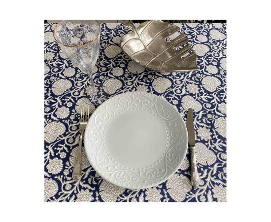 Скатерть Прованс водоотталкивающая Simfoni Цветы синие 220х136 см (4823093432482), изображение 5 Скатерть Прованс водоотталкивающая Simfoni Цветы синие 220х136 см (4823093432482), изображение 5