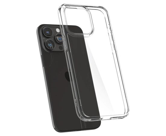 Чехол для мобильного телефона Spigen Apple iPhone 15 Pro Crystal Hybrid Crystal Clear (ACS06471), изображение 6 Чехол для мобильного телефона Spigen Apple iPhone 15 Pro Crystal Hybrid Crystal Clear (ACS06471), изображение 6