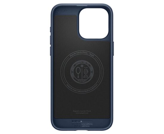 Чехол для мобильного телефона Spigen Apple iPhone 15 Pro Mag Armor MagFit Navy Blue (ACS06737), изображение 6
