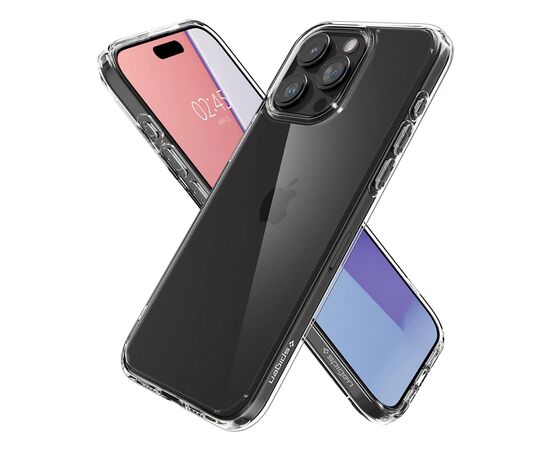 Чехол для мобильного телефона Spigen Apple iPhone 15 Pro Max Crystal Hybrid Crystal Clear (ACS06446), изображение 3 Чехол для мобильного телефона Spigen Apple iPhone 15 Pro Max Crystal Hybrid Crystal Clear (ACS06446), изображение 3