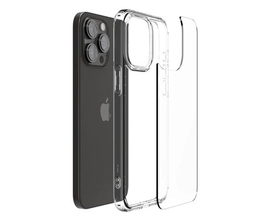Чехол для мобильного телефона Spigen Apple iPhone 15 Pro Max Crystal Hybrid Crystal Clear (ACS06446), изображение 6 Чехол для мобильного телефона Spigen Apple iPhone 15 Pro Max Crystal Hybrid Crystal Clear (ACS06446), изображение 6