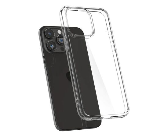 Чехол для мобильного телефона Spigen Apple iPhone 15 Pro Max Crystal Hybrid Crystal Clear (ACS06446), изображение 7 Чехол для мобильного телефона Spigen Apple iPhone 15 Pro Max Crystal Hybrid Crystal Clear (ACS06446), изображение 7