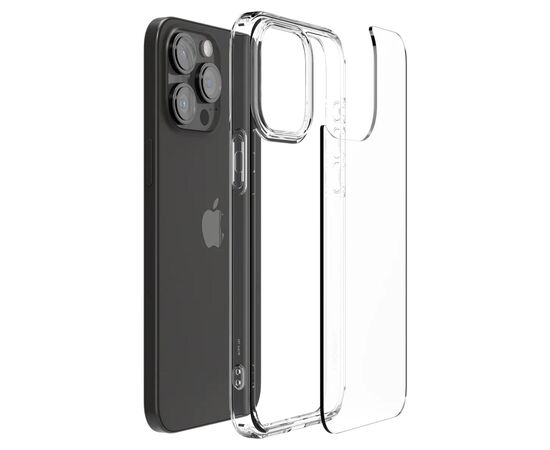Чехол для мобильного телефона Spigen Apple iPhone 15 Pro Max Ultra Hybrid Crystal Clear (ACS06565), изображение 6 Чехол для мобильного телефона Spigen Apple iPhone 15 Pro Max Ultra Hybrid Crystal Clear (ACS06565), изображение 6