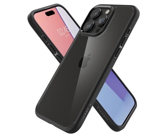 Чехол для мобильного телефона Spigen Apple iPhone 15 Pro Max Ultra Hybrid Matte Black (ACS06570), изображение 3 Чехол для мобильного телефона Spigen Apple iPhone 15 Pro Max Ultra Hybrid Matte Black (ACS06570), изображение 3