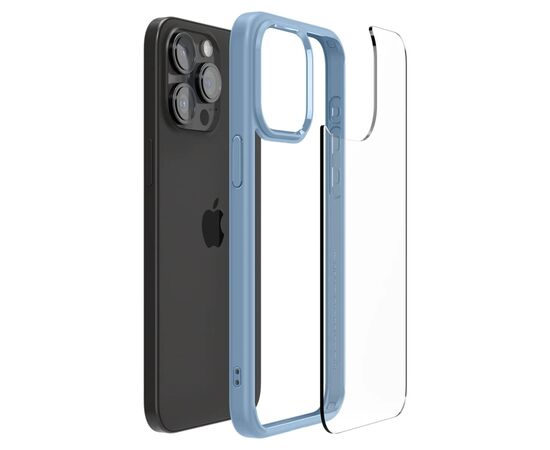 Чехол для мобильного телефона Spigen Apple iPhone 15 Pro Max Ultra Hybrid Sierra Blue (ACS06572), изображение 6 Чехол для мобильного телефона Spigen Apple iPhone 15 Pro Max Ultra Hybrid Sierra Blue (ACS06572), изображение 6