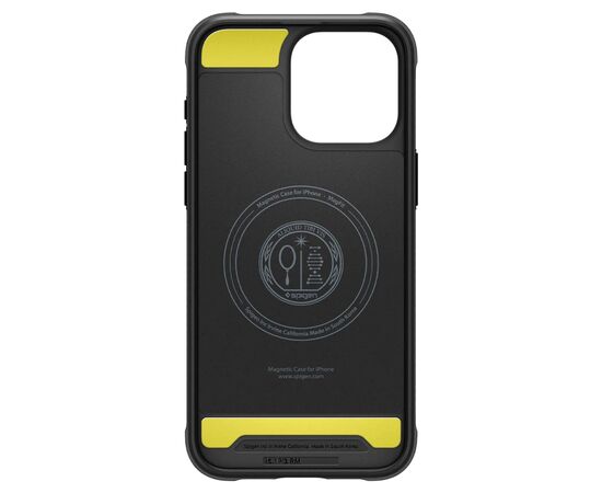 Чехол для мобильного телефона Spigen Apple iPhone 15 Pro Rugged Armor MagFit Matte Black (ACS06703), изображение 8
