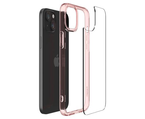 Чехол для мобильного телефона Spigen Apple iPhone 15 Ultra Hybrid Rose Crystal (ACS06795), изображение 4 Чехол для мобильного телефона Spigen Apple iPhone 15 Ultra Hybrid Rose Crystal (ACS06795), изображение 4