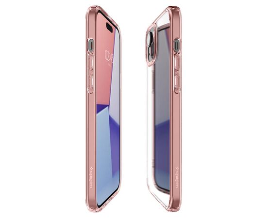 Чехол для мобильного телефона Spigen Apple iPhone 15 Ultra Hybrid Rose Crystal (ACS06795), изображение 5 Чехол для мобильного телефона Spigen Apple iPhone 15 Ultra Hybrid Rose Crystal (ACS06795), изображение 5