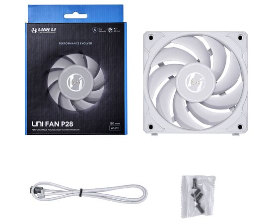 Кулер для корпуса Lian Li P28 Single White (G99.12P281W.00), изображение 6 Кулер для корпуса Lian Li P28 Single White (G99.12P281W.00), изображение 6