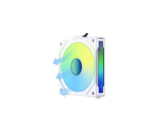Кулер до корпусу Lian Li Reverse SL-INF 120mm Single white (G99.12RSLIN1W.00), зображення 5 Кулер до корпусу Lian Li Reverse SL-INF 120mm Single white (G99.12RSLIN1W.00), зображення 5