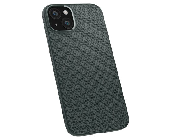 Чехол для мобильного телефона Spigen Apple iPhone 15 Liquid Air Abyss Green (ACS06792), изображение 3 Чехол для мобильного телефона Spigen Apple iPhone 15 Liquid Air Abyss Green (ACS06792), изображение 3