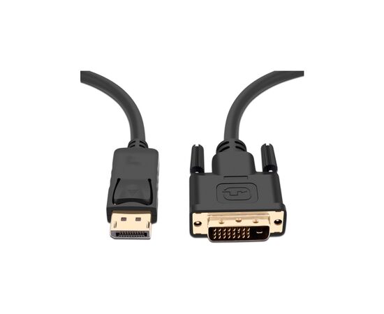 Кабель мультимедийный DisplayPort to DVI 3.0m ProLogix (PR-DP-DVI-P-04-30-3m), изображение 2 Кабель мультимедийный DisplayPort to DVI 3.0m ProLogix (PR-DP-DVI-P-04-30-3m), изображение 2