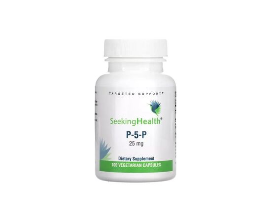Вітамінно-мінеральний комплекс Seeking Health P-5-P (піридоксальфосфат), 25 мг, P-5-P, 100 вегетаріанських кап (SKH-52099)