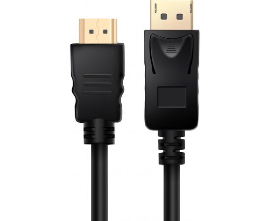 Кабель мультимедийный DisplayPort to HDMI 1.8m ProLogix (PR-DP-HDMI-P-02-30-18m)
