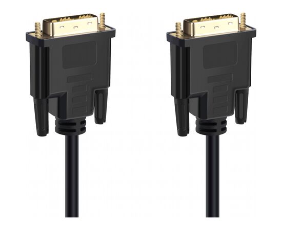 Кабель мультимедийный DVI to DVI 3.0m Single link 18+1 ProLogix (PR-DVI-DVI-P-05-28-3m), изображение 3 Кабель мультимедийный DVI to DVI 3.0m Single link 18+1 ProLogix (PR-DVI-DVI-P-05-28-3m), изображение 3