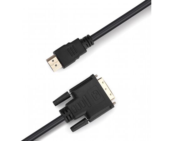 Кабель мультимедийный HDMI to DVI 1.8m Single Link 18+1 Premium ProLogix (PR-HDMI-DVI-P-01-30-18m), изображение 3 Кабель мультимедийный HDMI to DVI 1.8m Single Link 18+1 Premium ProLogix (PR-HDMI-DVI-P-01-30-18m), изображение 3