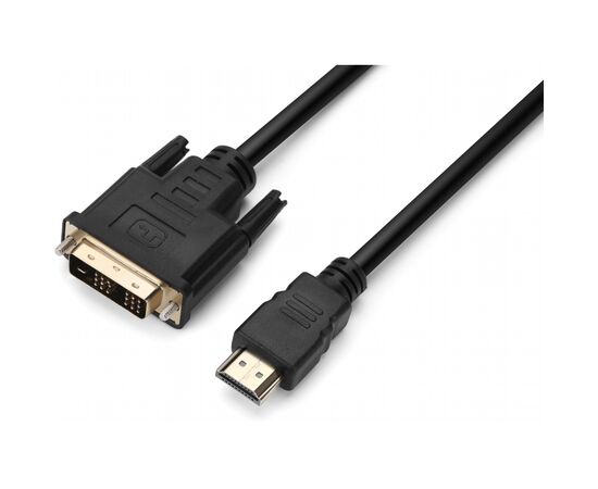Кабель мультимедийный HDMI to DVI 3.0m Single Link 18+1 Premium ProLogix (PR-HDMI-DVI-P-01-30-3m)