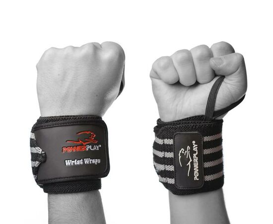 Бинт для спорта PowerPlay 3081 Чорно-Сірі (PP_3081_Grey), изображение 6 Бинт для спорта PowerPlay 3081 Чорно-Сірі (PP_3081_Grey), изображение 6