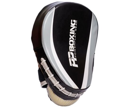 Лапы боксерские PowerPlay 3050 PU Black/Grey (PP_3050_Grey), изображение 3 Лапы боксерские PowerPlay 3050 PU Black/Grey (PP_3050_Grey), изображение 3