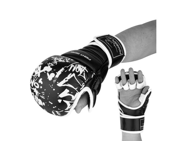 Рукавички для карате PowerPlay 3092KRT Black/White M (PP_3092krt_M_bl/white)