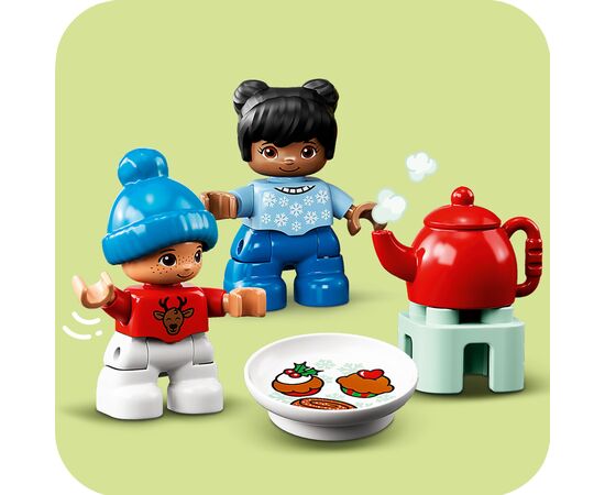 Конструктор LEGO DUPLO Town Пряничный домик Санты 50 деталей (10976), изображение 3 Конструктор LEGO DUPLO Town Пряничный домик Санты 50 деталей (10976), изображение 3