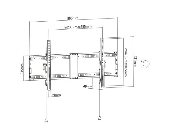 Кронштейн UniBracket BZ01-81, зображення 7 Кронштейн UniBracket BZ01-81, зображення 7