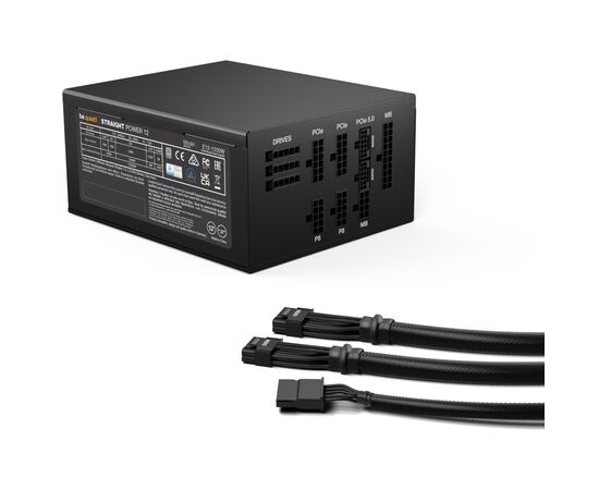 Блок живлення Be quiet! 1200W STRAIGHT POWER 12 (BN339), зображення 5 Блок живлення Be quiet! 1200W STRAIGHT POWER 12 (BN339), зображення 5