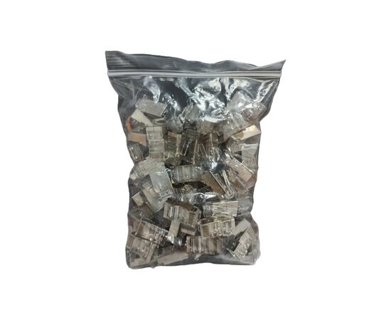 Конектор RJ45 cat.5e UTP 8P8C * 100 GEAR (GC-UTPC5E8P8CRJ45-100), зображення 2 Конектор RJ45 cat.5e UTP 8P8C * 100 GEAR (GC-UTPC5E8P8CRJ45-100), зображення 2