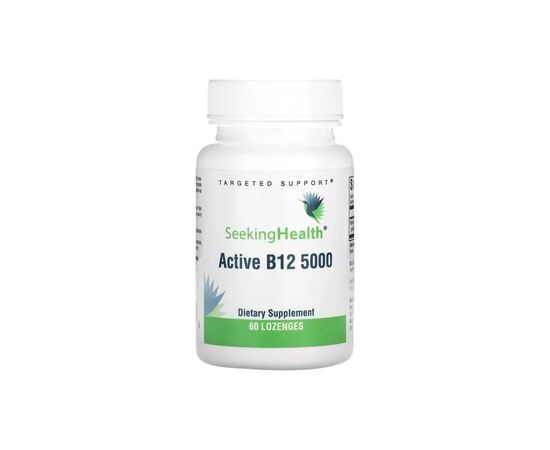 Витаминно-минеральный комплекс Seeking Health Витамин B12, 5000 мкг, Active B12 5000, 60 жевательных таблеток (SKH-52004)