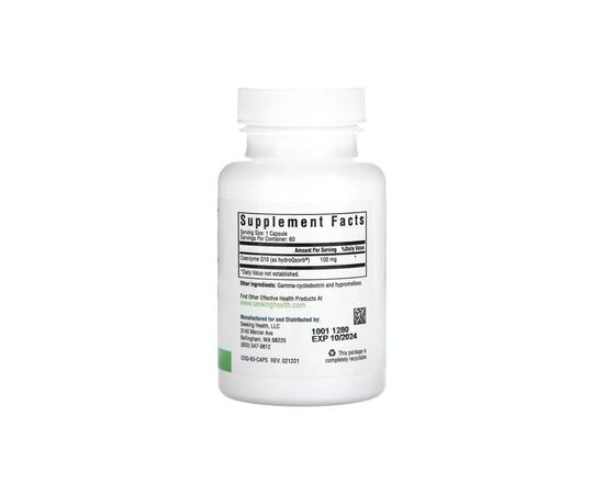 Витаминно-минеральный комплекс Seeking Health Коэнзим Q10, 100 мг, Optimal CoQ10, 60 вегетарианских капсул (SKH-52022), изображение 2 Витаминно-минеральный комплекс Seeking Health Коэнзим Q10, 100 мг, Optimal CoQ10, 60 вегетарианских капсул (SKH-52022), изображение 2