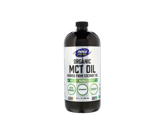 Трави Now Foods Органічна Олія МСТ, Organic MCT Oil, 946 мл (NOW-02236)