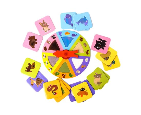 Настольная игра Djeco Тактильное лото. Животные (Tactilo loto Animals) (DJ08129), изображение 2